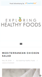 Mobile Screenshot of exploringhealthyfoods.com